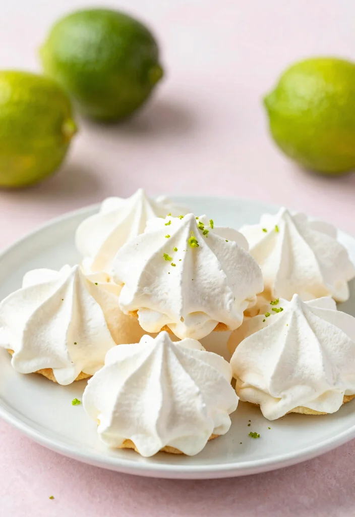 15 Lime Cookie Run Ideas Bright Citrus Aesthetic - 9. Lime Meringue Cookies 1