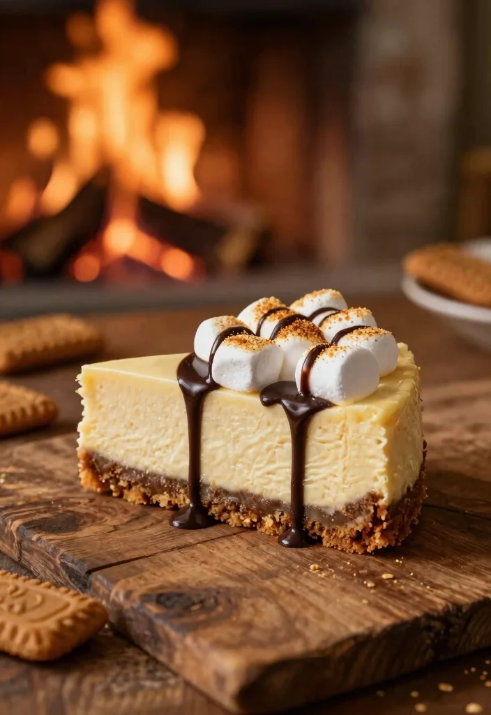 15 No Bake Biscoff Cheesecake Ideas Spiced Creamy Treat - 13. S'mores Biscoff Cheesecake 1