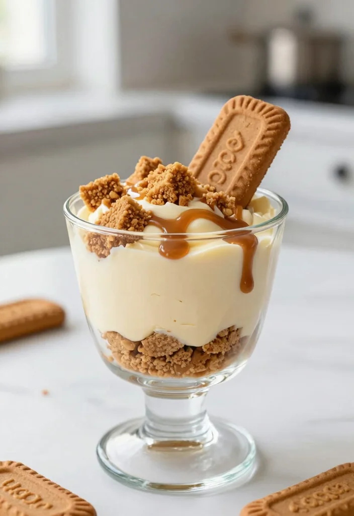 15 No Bake Biscoff Cheesecake Ideas Spiced Creamy Treat - 3. Biscoff Cheesecake Parfait 1