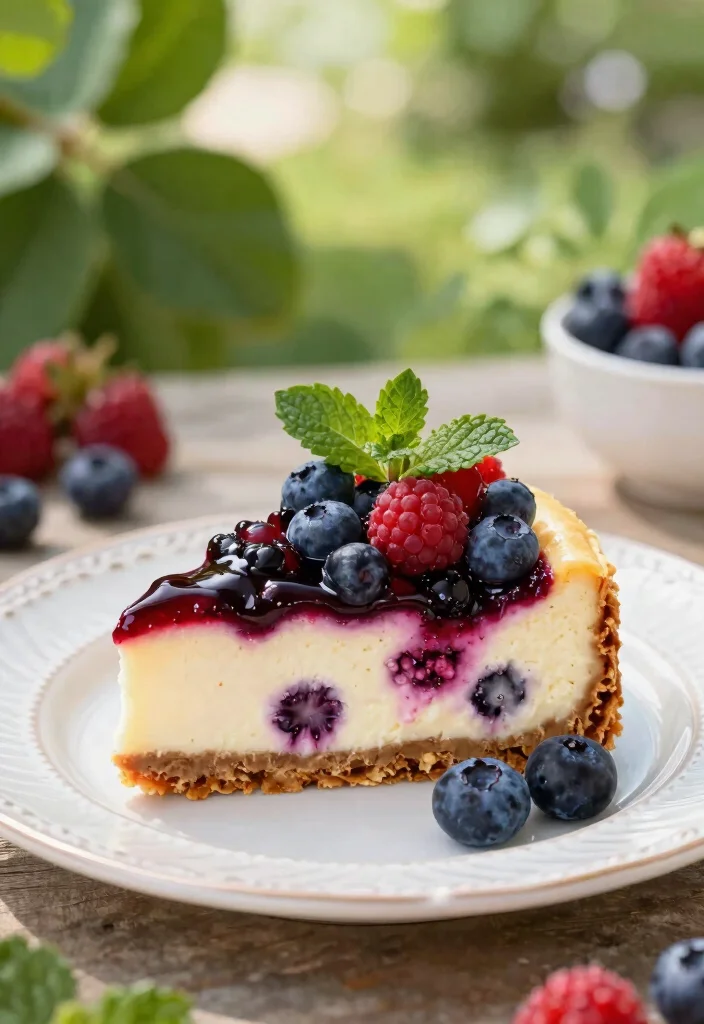 15 No Bake Biscoff Cheesecake Ideas Spiced Creamy Treat - 6. Berry Biscoff Cheesecake 1