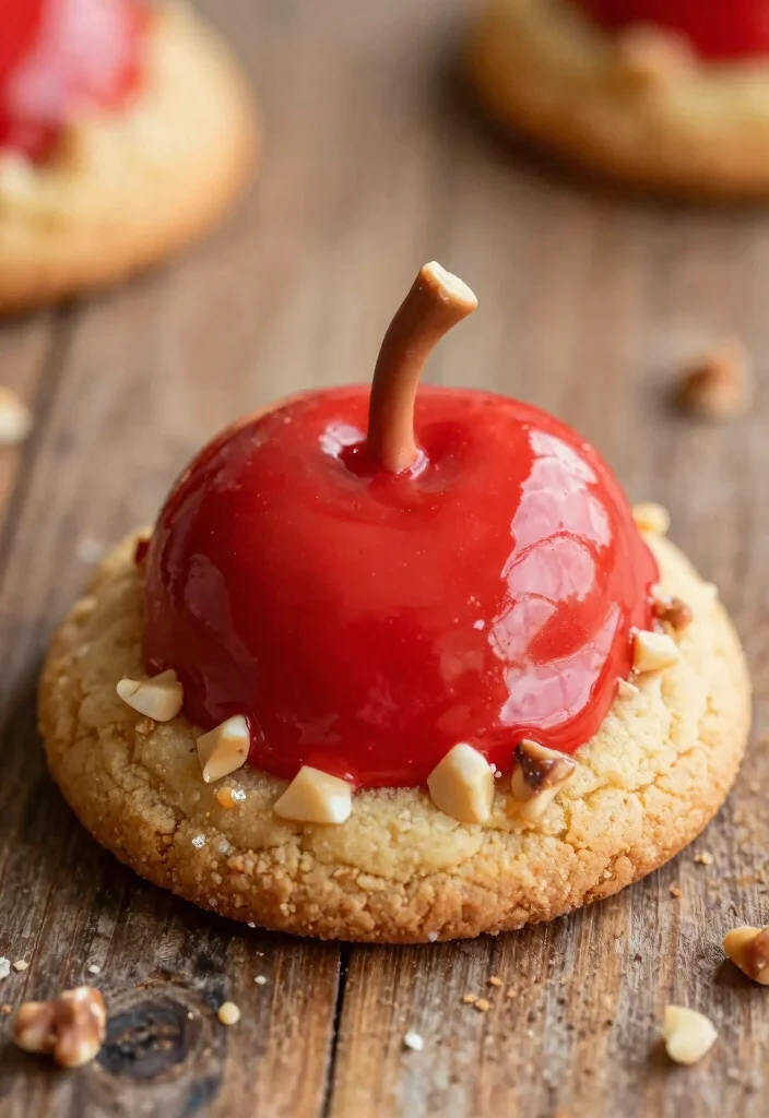 15 Shadow Milk Cookie x Candy Apple Cookie Ideas: Cute Fan Art - 1. Shadow Milk Cookie with Candy Apple Topping 1