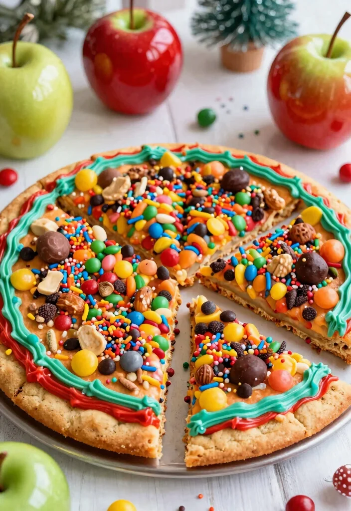 15 Shadow Milk Cookie x Candy Apple Cookie Ideas: Cute Fan Art - 13. Candy Apple Cookie Pizza 1