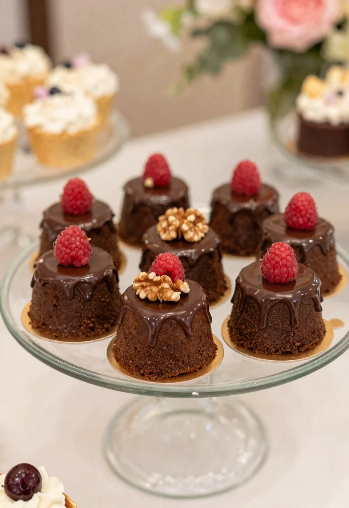 15 Tiny Wedding Cake Ideas for a Minimal Sweet Celebration - 7. Elegant Chocolate Drip Cakes 1