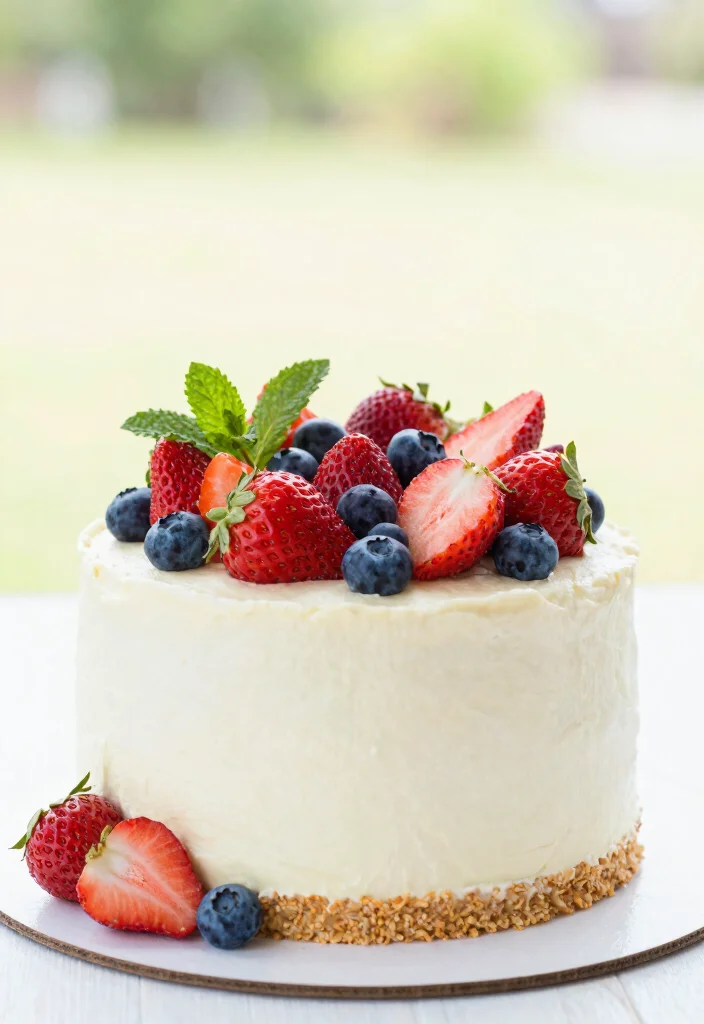 15 Wedding Anniversary Cake Design Simple Elegant Style - 8. Simple Vegan Cake 1