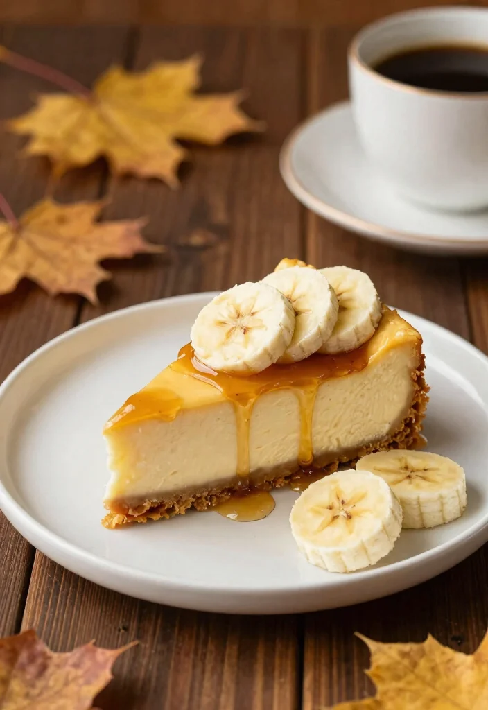 16 Banana Cheesecake Recipe Ideas: Creamy Fruity Fusion - 15. Maple Banana Cheesecake 1