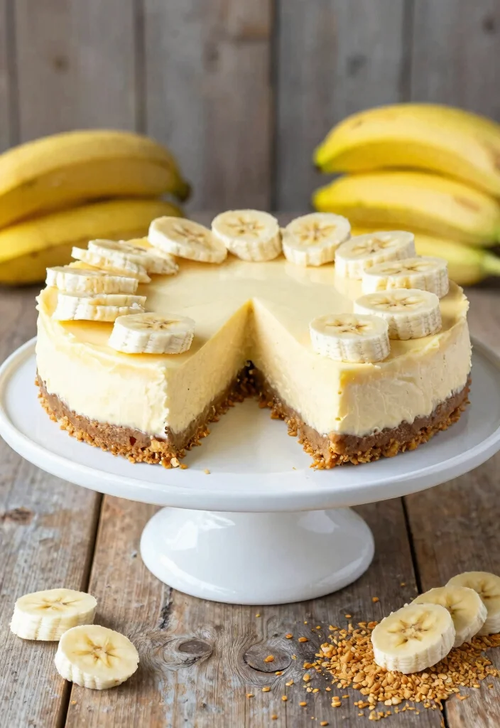 16 Banana Cheesecake Recipe Ideas: Creamy Fruity Fusion - 2. No-Bake Banana Cheesecake 1