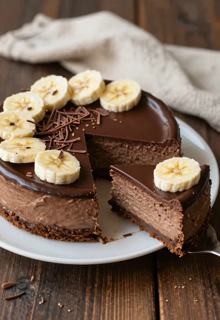 16 Banana Cheesecake Recipe Ideas: Creamy Fruity Fusion - 3. Chocolate Banana Cheesecake 1