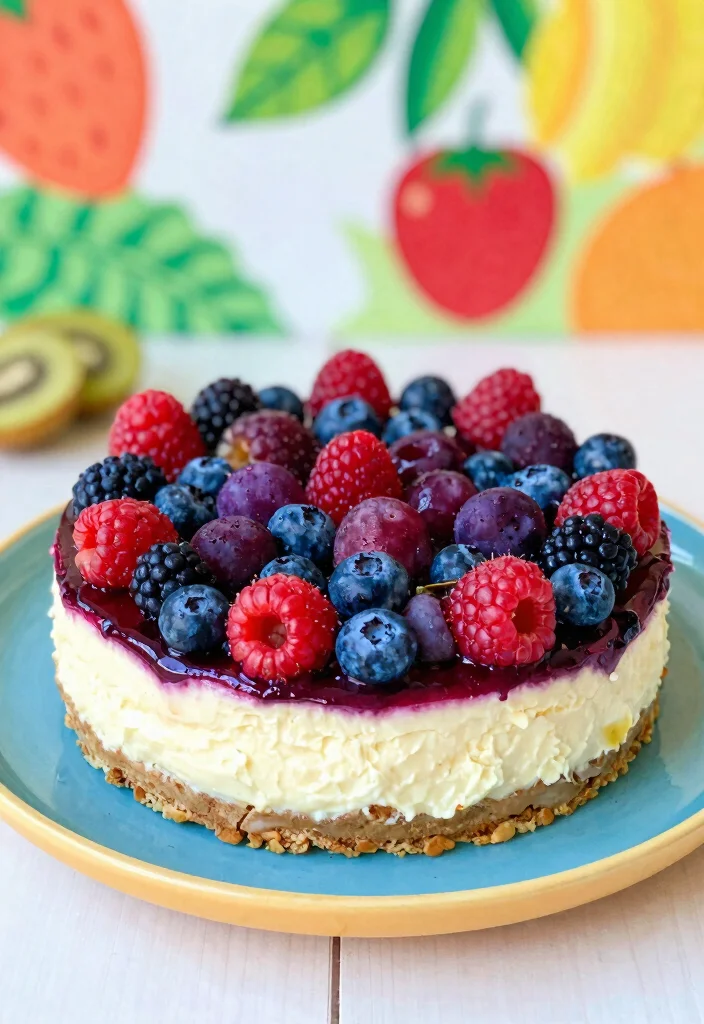 16 Banana Cream Cheesecake Ideas: Smooth Classic Dessert - 10. Berry Banana Cream Cheesecake 1