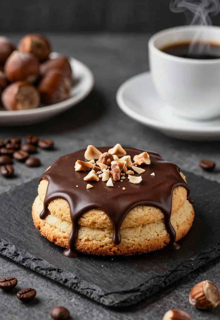 16 Birthday Cookie Cake Ideas Fun Crowd Pleasers - 10. Mocha Hazelnut Cookie Cake 1