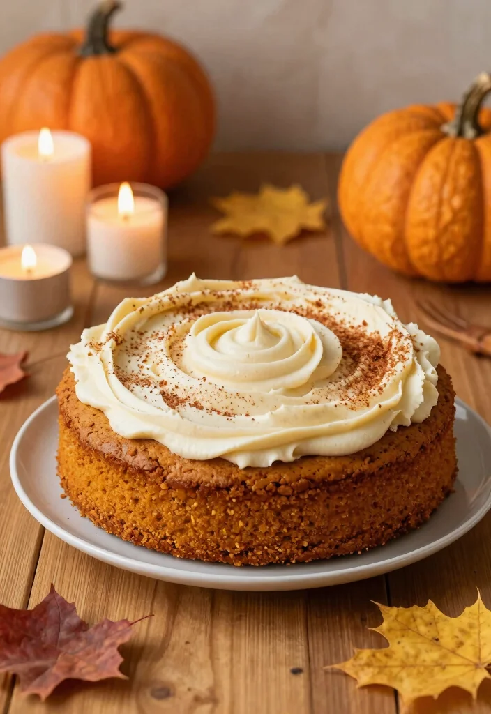 16 Birthday Cookie Cake Ideas Fun Crowd Pleasers - 14. Pumpkin Spice Vegan Cookie Cake 1