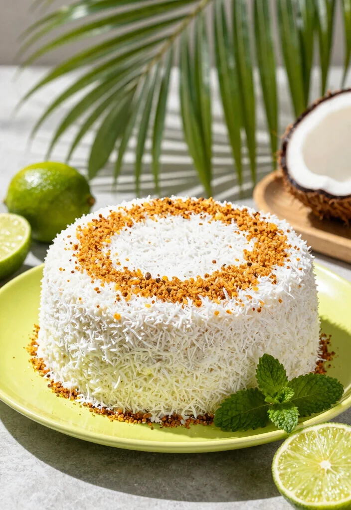 16 Birthday Cookie Cake Ideas Fun Crowd Pleasers - 7. Tropical Coconut Lime Cookie Cake 1