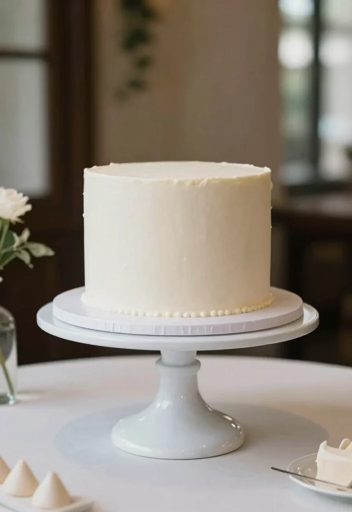 16 Cake Stand Wedding Ideas Styled Dessert Focus - 16. Minimalist Stands 1