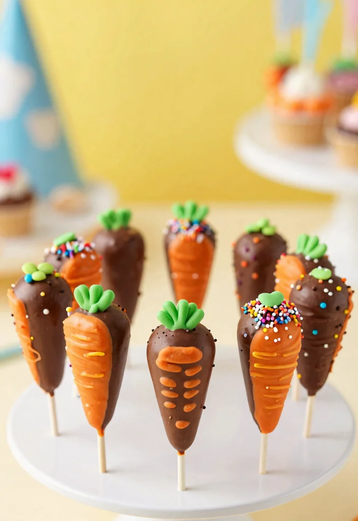 16 Chocolate Carrot Cake Ideas Spiced Rich Fusion - 10. Chocolate Carrot Cake Pops 1
