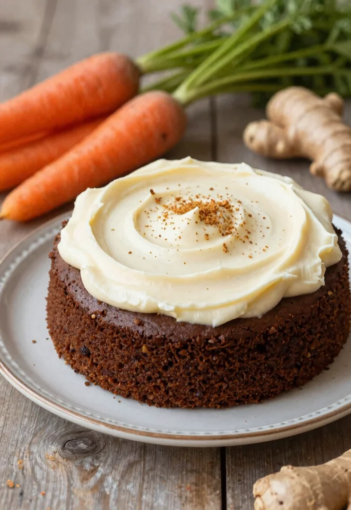 16 Chocolate Carrot Cake Ideas Spiced Rich Fusion - 11. Chocolate Carrot Cake with Ginger Spice 1