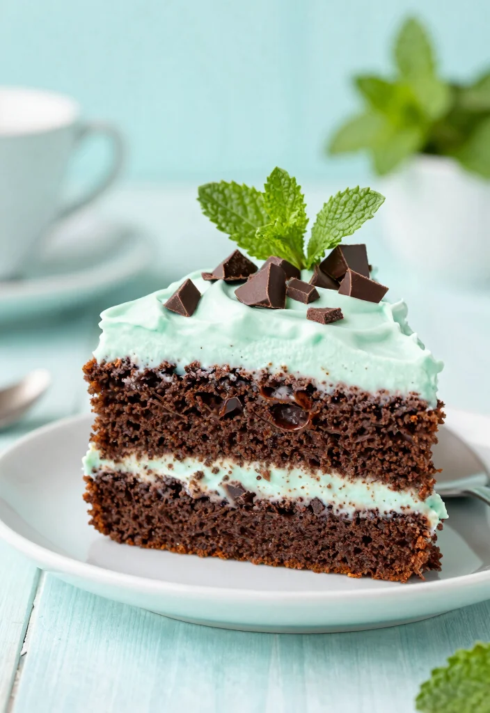 16 Chocolate Carrot Cake Ideas Spiced Rich Fusion - 12. Chocolate Carrot Cake with Mint Cream Frosting 1