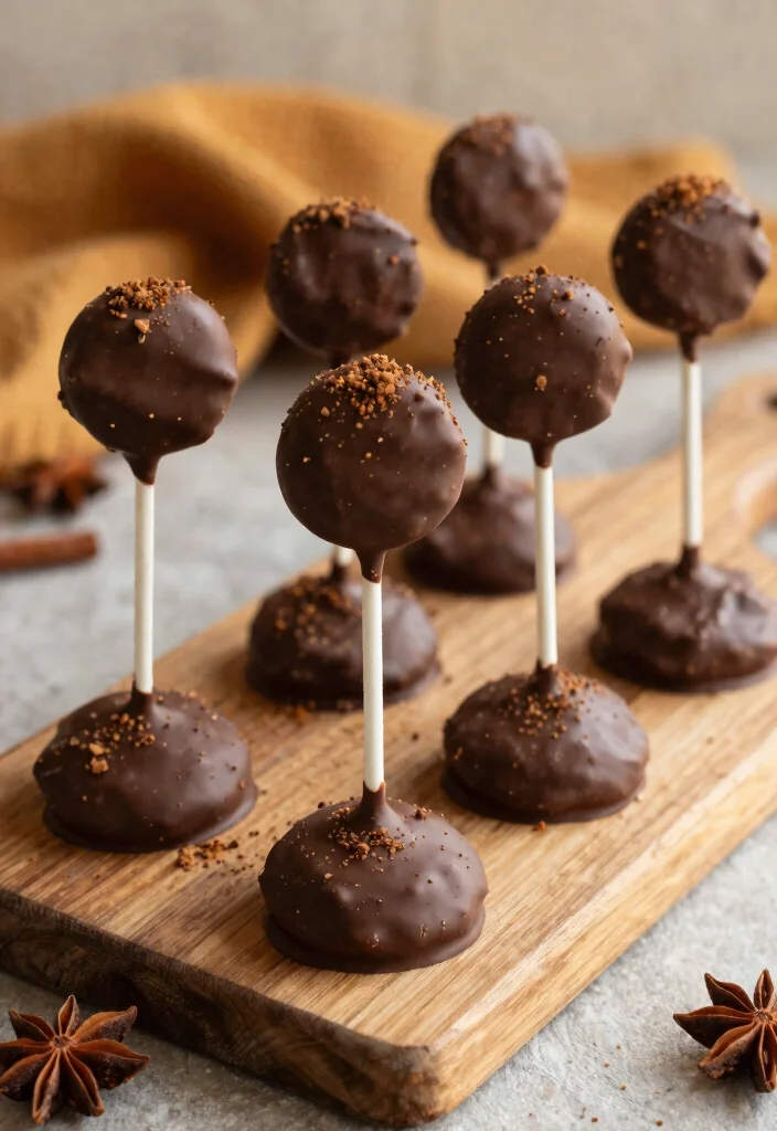 16 Flat Cake Pops Ideas Modern Minimal Style - 14. Spicy Chai Flat Cake Pops 1