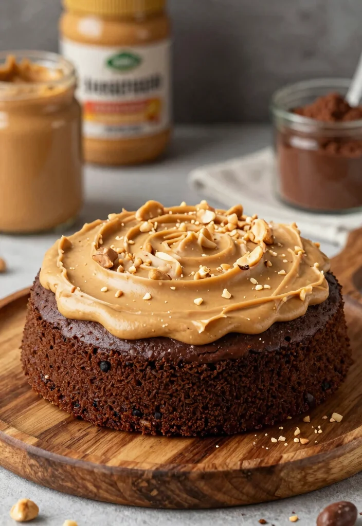 16 GF Chocolate Cake Ideas: Gluten Free and Rich - 10. Peanut Butter Chocolate Cake 1