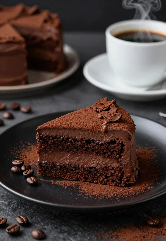 16 GF Chocolate Cake Ideas: Gluten Free and Rich - 12. Mocha Chocolate Cake 1