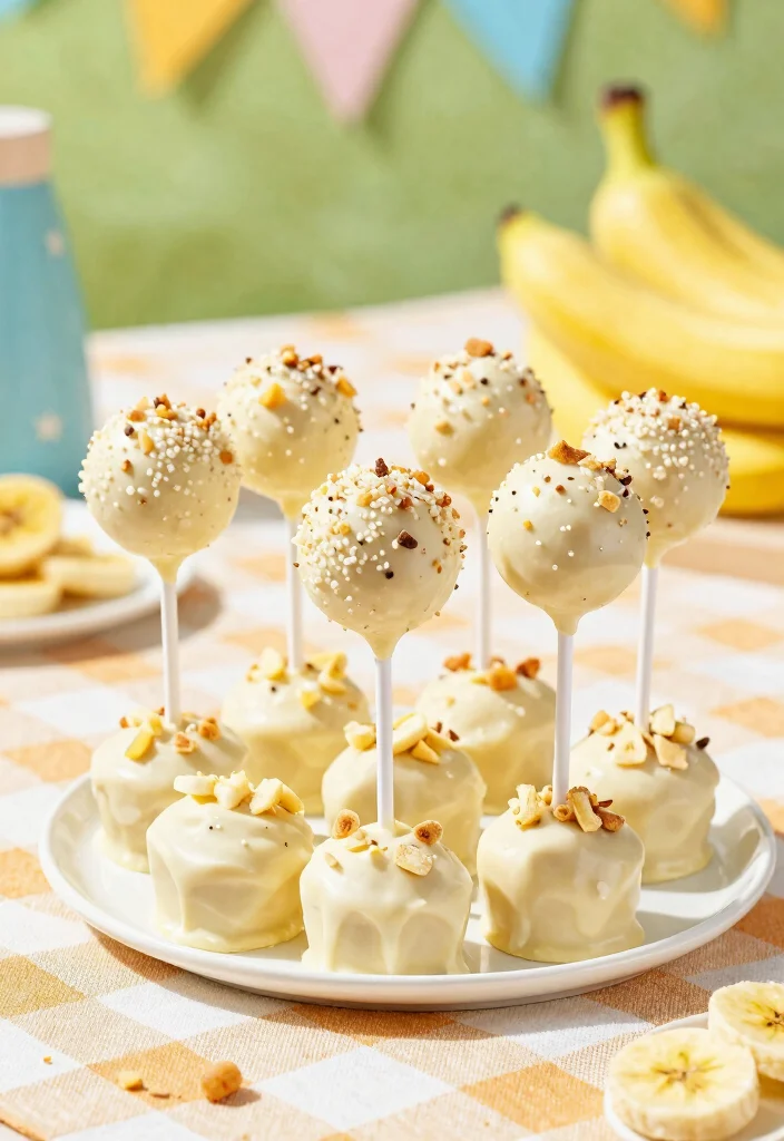 16 Little Debbie Cake Pops Ideas: Nostalgic Fun Desserts - 13. Banana Pudding Pops 1