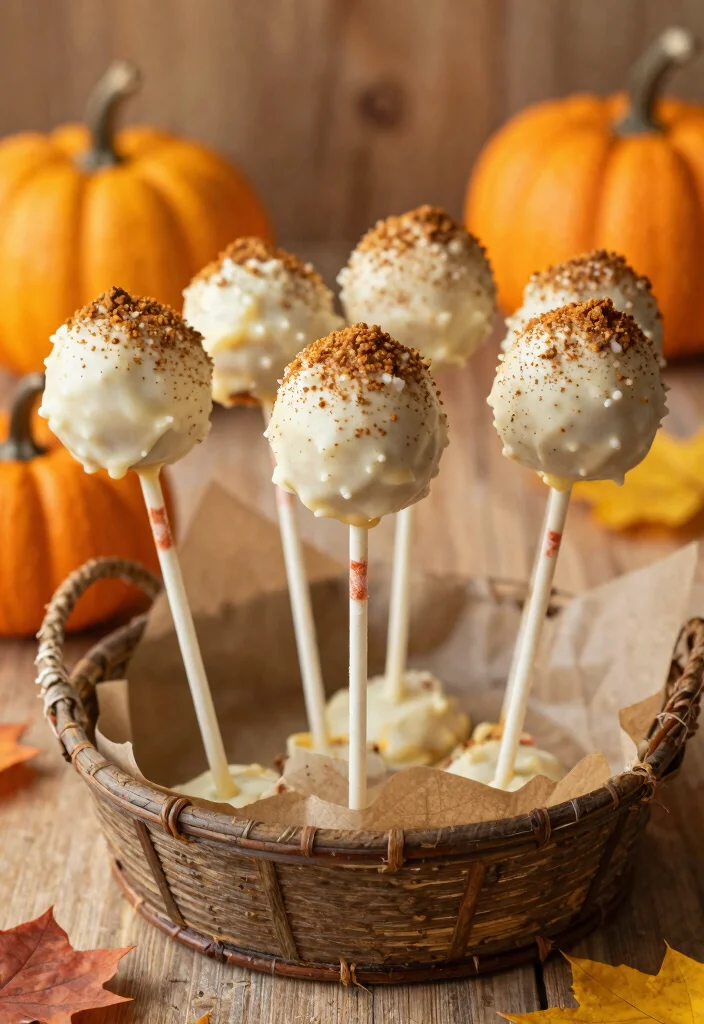16 Little Debbie Cake Pops Ideas: Nostalgic Fun Desserts - 14. Pumpkin Spice Cake Pops 1