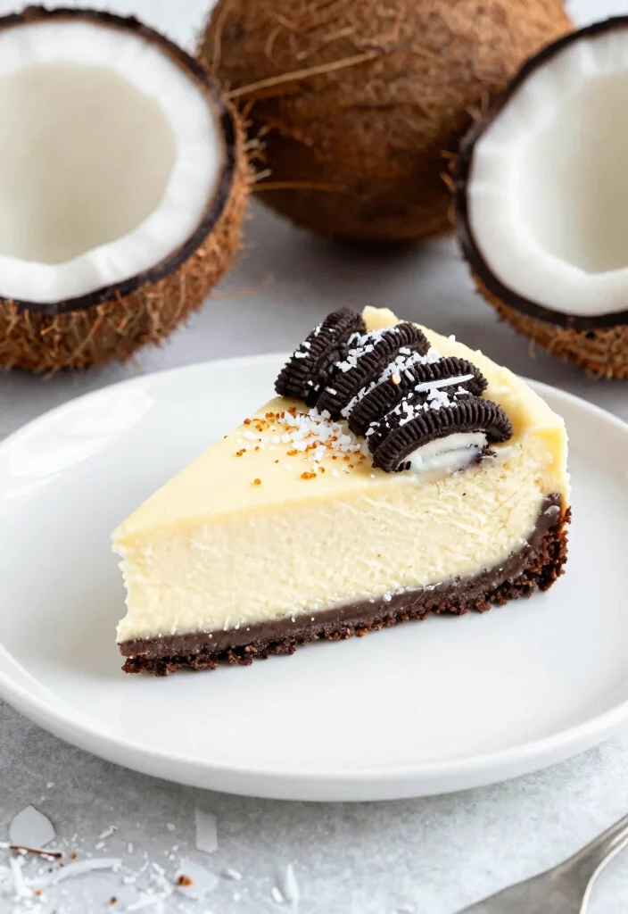 16 No Bake Oreo Cheesecake Ideas: Easy Crowd Favorite - 9. No Bake Oreo Cheesecake with Coconut Cream 1