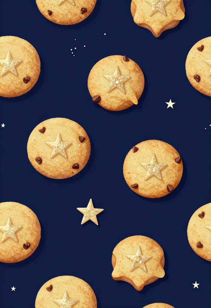16 Shadow Milk Cookie Wallpaper PC Ideas Dark Cute Art - 1. Enchanting Midnight Cookie Delight 1