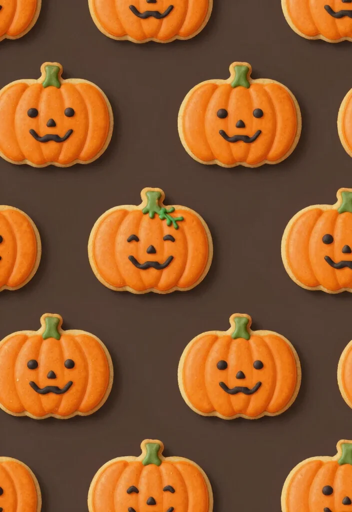 16 Shadow Milk Cookie Wallpaper PC Ideas Dark Cute Art - 11. Spooky Pumpkin Patch Cookies 1