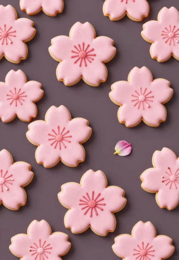 16 Shadow Milk Cookie Wallpaper PC Ideas Dark Cute Art - 14. Lovely Cherry Blossom Cookies 1