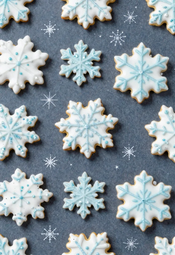 16 Shadow Milk Cookie Wallpaper PC Ideas Dark Cute Art - 15. Frosty Winter Wonderland Cookies 1
