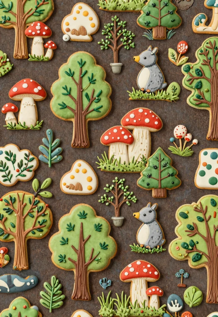 16 Shadow Milk Cookie Wallpaper PC Ideas Dark Cute Art - 8. Enchanted Forest Cookies 1