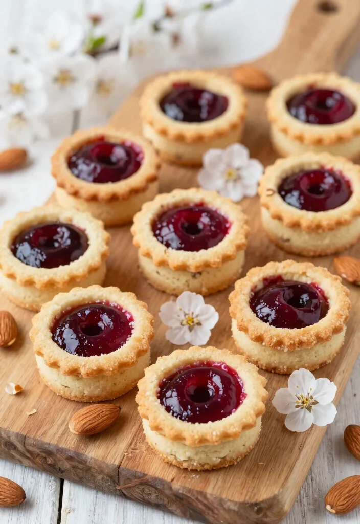 16 Sugar Cookie Cups Ideas: Cute Filled Treats - 14. Cherry Almond Cups 1