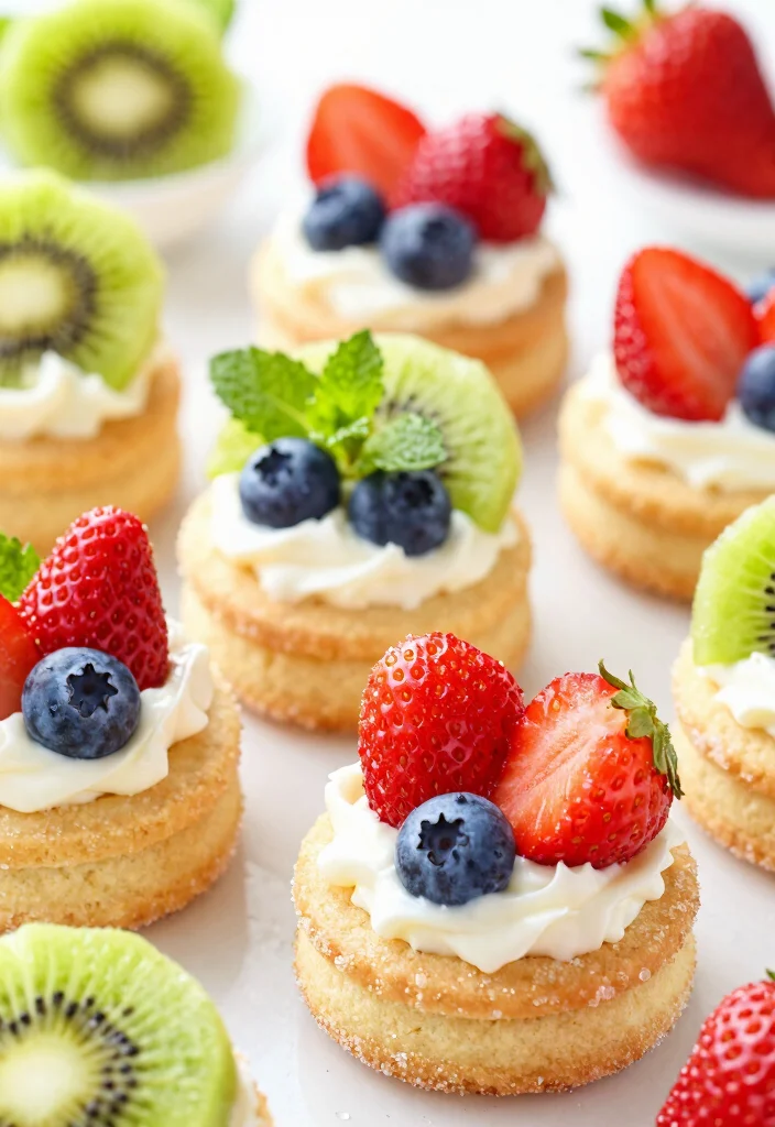 16 Sugar Cookie Cups Ideas: Cute Filled Treats - 3. Fruit and Cream Cheese Cups 1