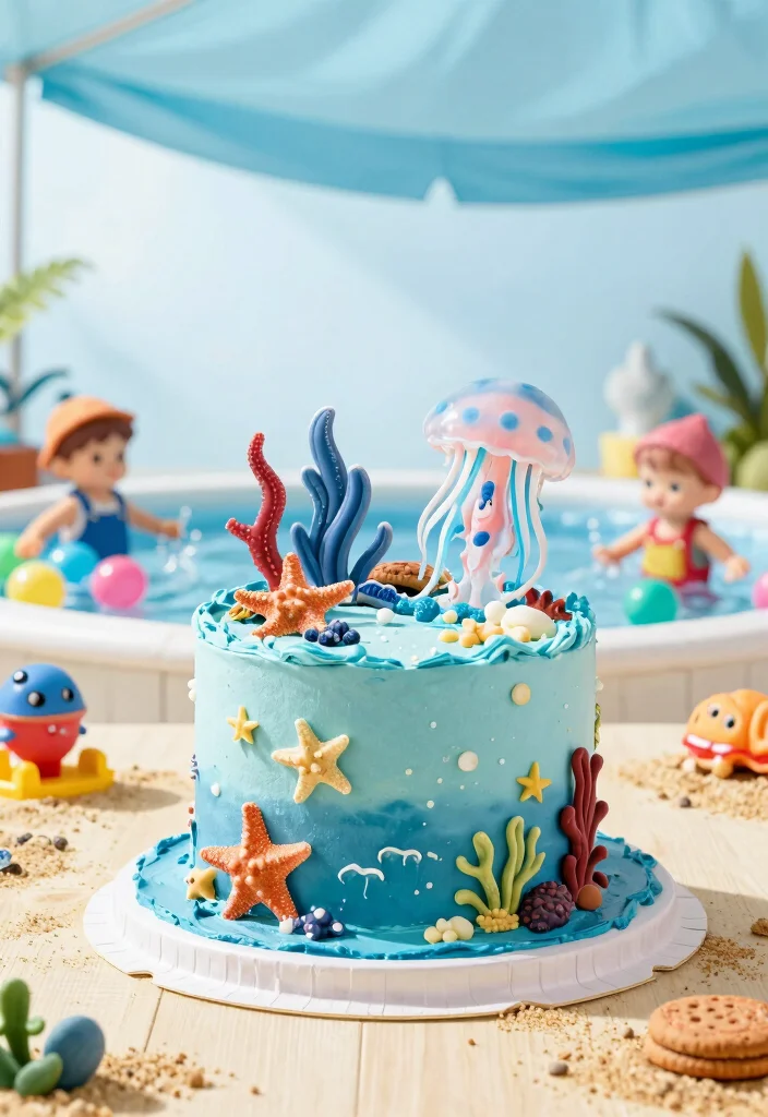 16 Twin Cake Smash Ideas Double the Cute - 2. Under the Sea Theme 1