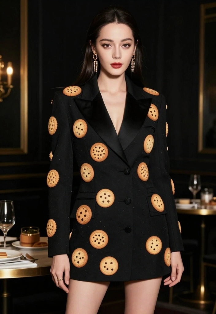 16 White Lily Cookie Costume Ideas for an Elegant Character Look - 10. Stylish Cookie Couture 1