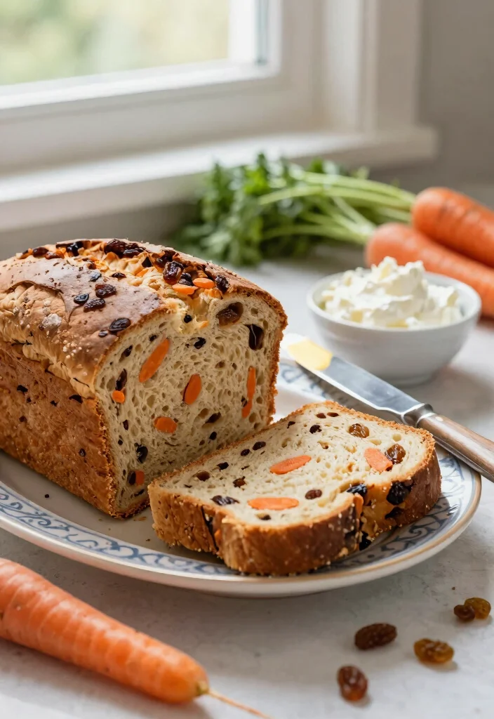 17 Cheesecake Factory Brown Bread Ideas: Famous Sweet Loaf - 10. Carrot Raisin Brown Bread 1