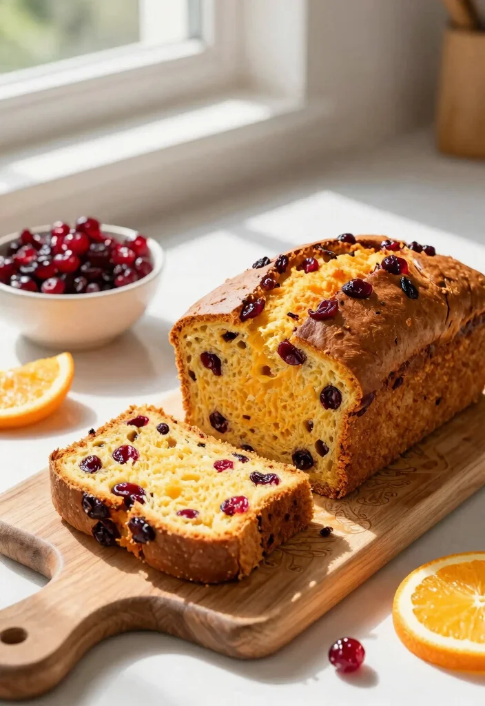 17 Cheesecake Factory Brown Bread Ideas: Famous Sweet Loaf - 11. Cranberry Orange Brown Bread 1