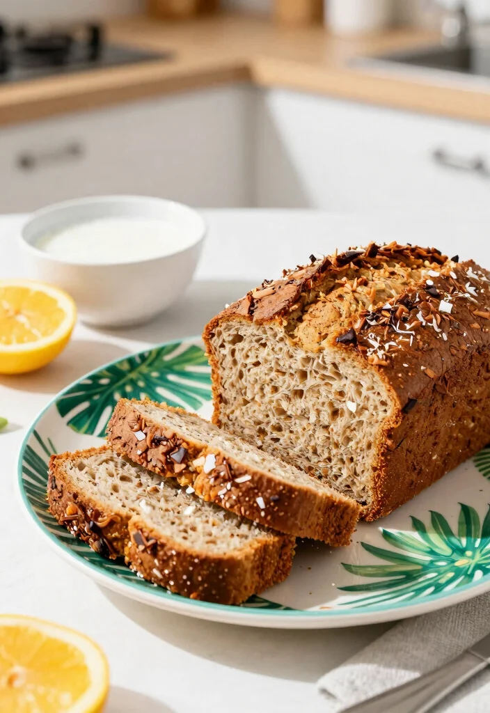 17 Cheesecake Factory Brown Bread Ideas: Famous Sweet Loaf - 15. Coconut Brown Bread 1