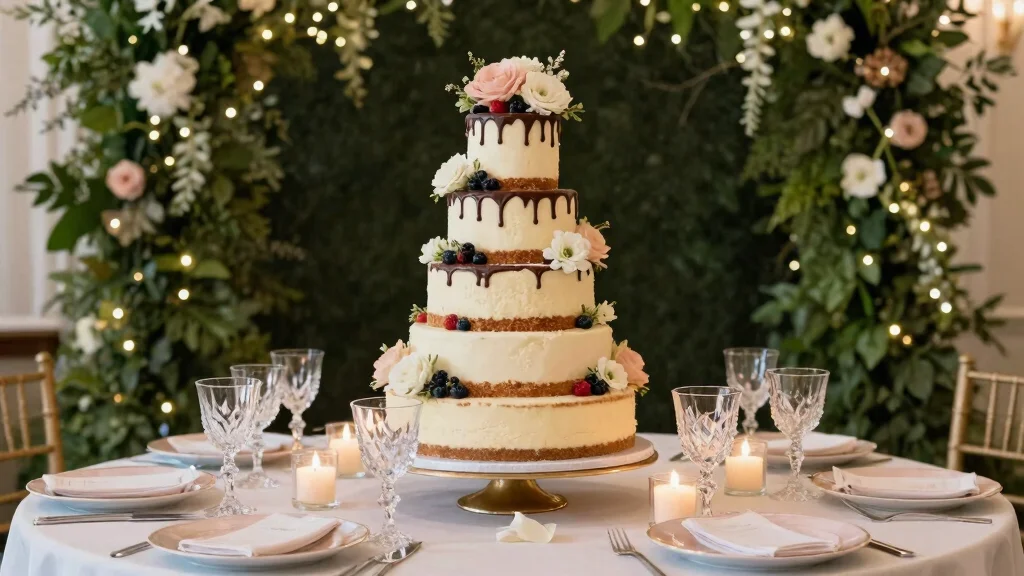 17 Cheesecake Wedding Cake Ideas with a Modern Elegant Twist