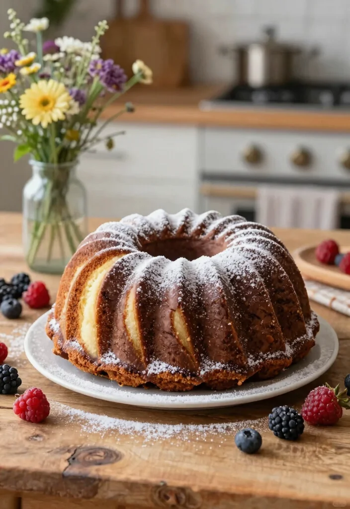 17 Chocolate Marble Cake Ideas Swirled Classic Beauty - 2. Marble Bundt Cake 1