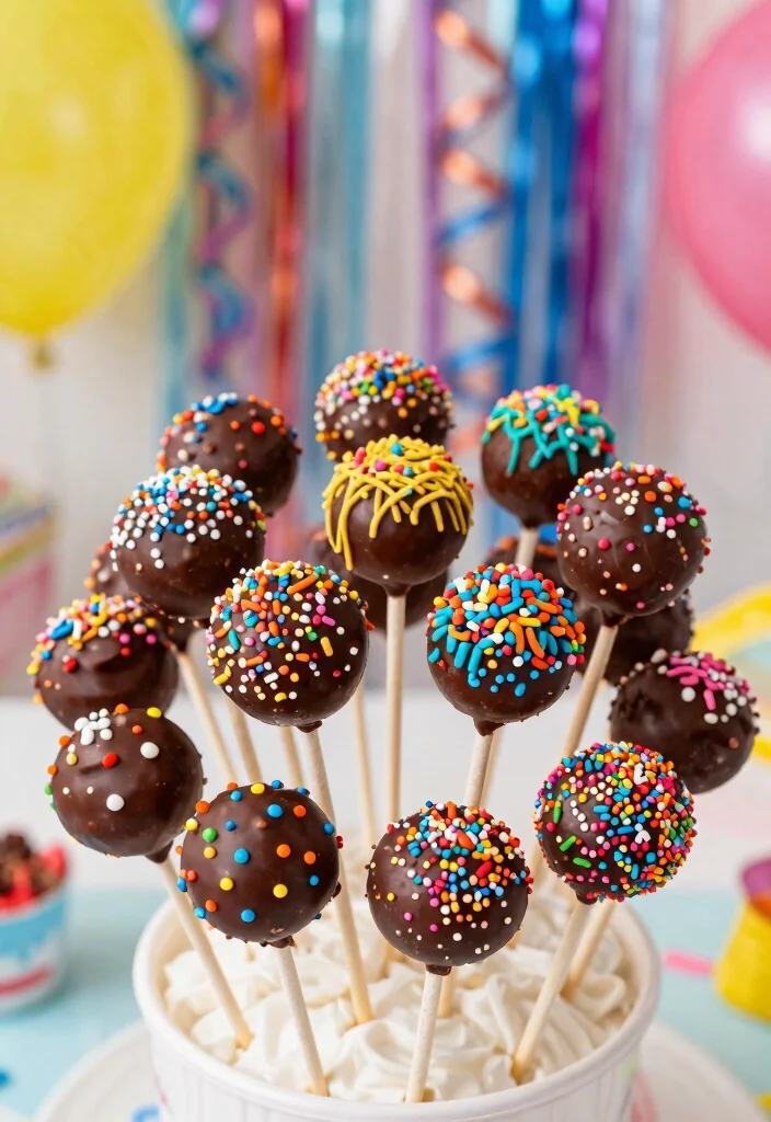 17 Chocolate Marble Cake Ideas Swirled Classic Beauty - 6. Chocolate Marble Cake Pops 1
