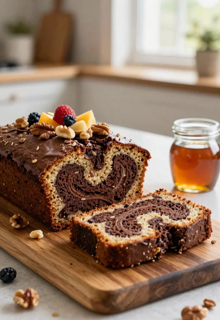 17 Chocolate Marble Cake Ideas Swirled Classic Beauty - 8. Chocolate Marble Oat Cake 1
