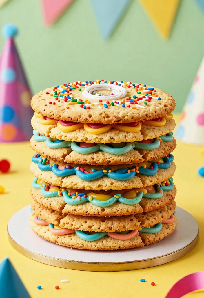 17 Disco Birthday Cake Ideas Retro Sparkle Glam - 9. Disco Cookie Cake 1
