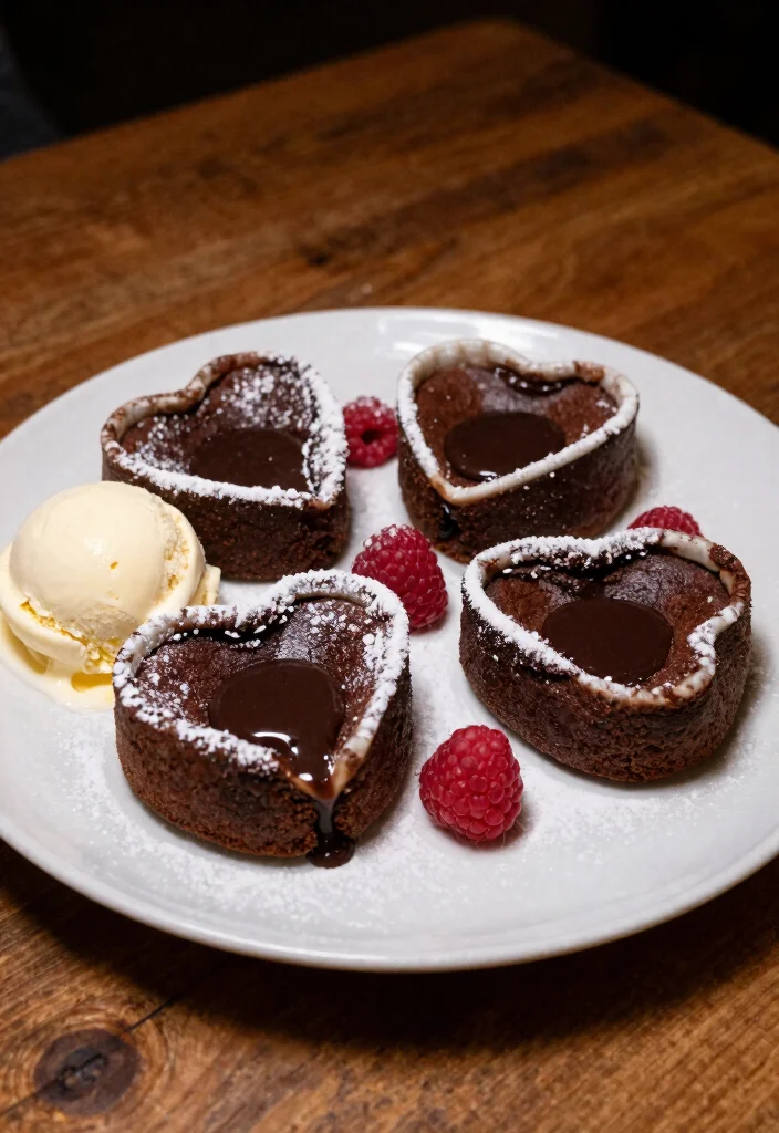 17 Heart Shape Chocolate Cake Ideas Romantic Sweet Style - 3. Chocolate Lava Heart Cake 1