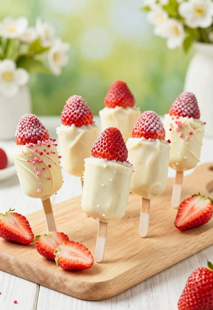 17 Spring Cake Pops Ideas: Fresh Pastel Treats - 2. Strawberry Shortcake Pops 1