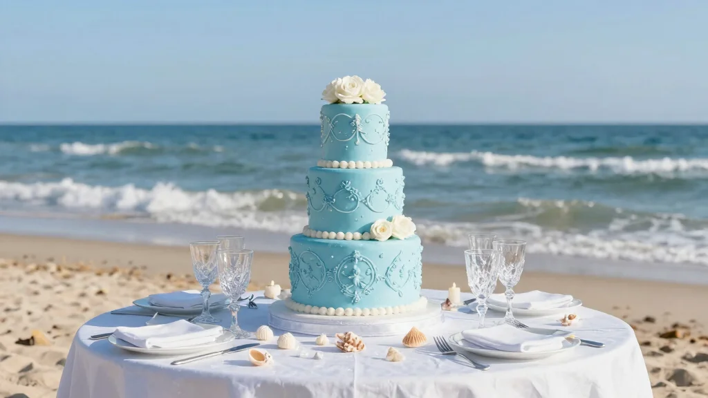 17 Wedding Cake Blue Ideas with an Elegant Modern Touch