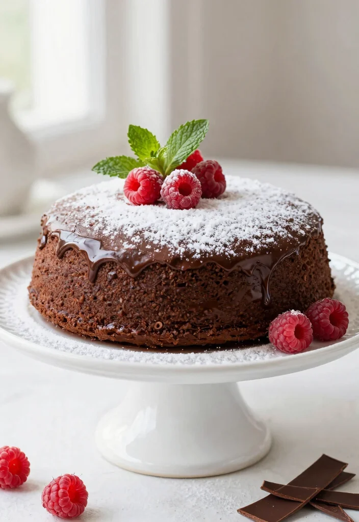 18 Birthday Chocolate Cake Ideas: Rich Classic Favorites - 3. Flourless Chocolate Cake 1