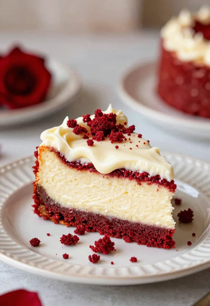 18 Cheesecake Factory Recipes Copycat Favorites at Home - 13. Red Velvet Cheesecake 1