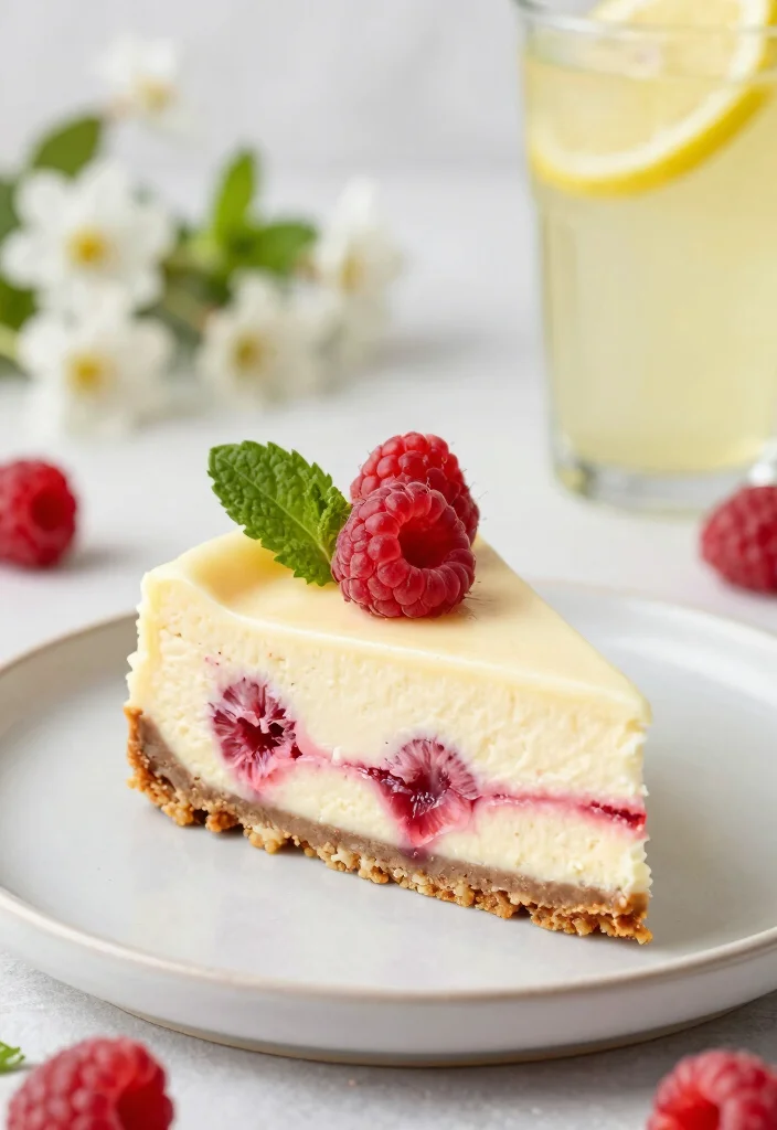 18 Cheesecake Factory Recipes Copycat Favorites at Home - 3. Lemon Raspberry Cream Cheesecake 1