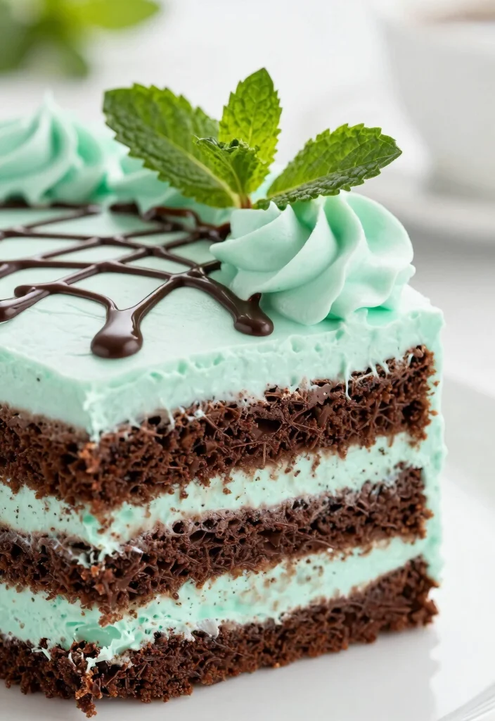 18 Chocolate Cake Moist Ideas Bakery Style Texture - 11. Chocolate Mint Cake 1