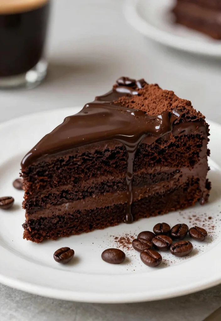 18 Chocolate Cake Moist Ideas Bakery Style Texture - 4. Mocha Chocolate Cake 1